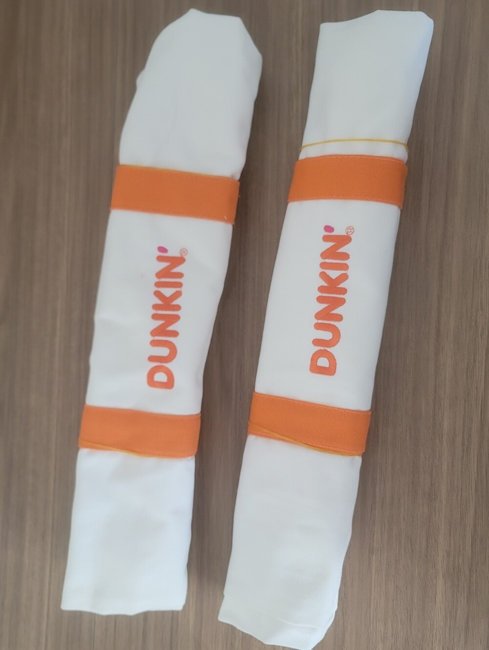 2 Orange Trim Canvas 2026 New Dunkin Donuts Totes